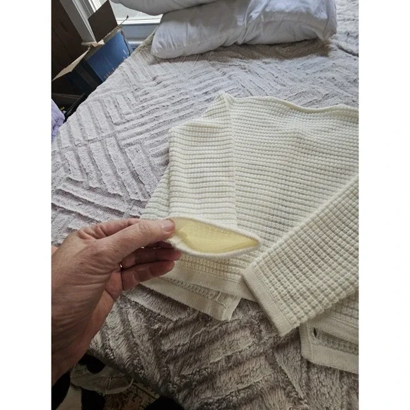 Pretty Garden Cream Button Up Cardigan US M - Picture 7 of 13